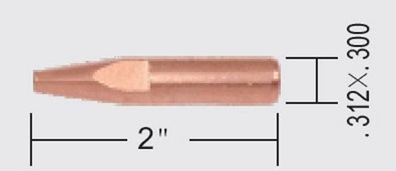 BERNARD style Welding TIP 4281 - Superior Consumables